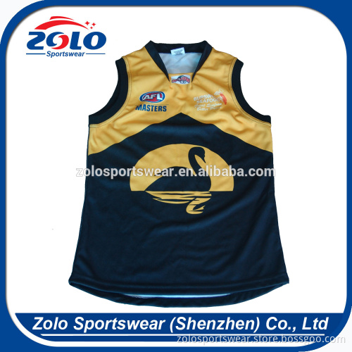 Sublimation AFL Jersey With Ribber Collar